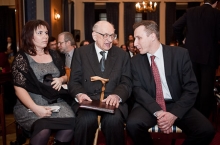 Władysław Bartoszewski i Andrzej Folwarczny